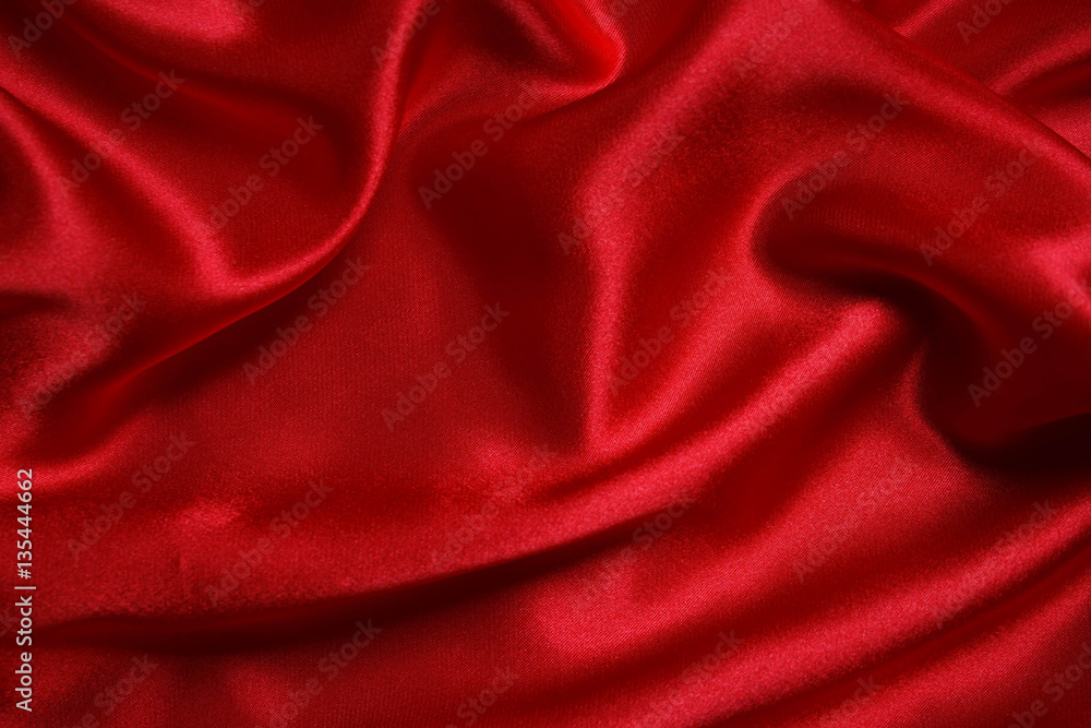 Red cloth waves background texture. Red cloth waves background texture.