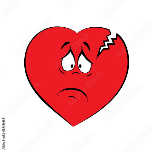 Broken sore heart