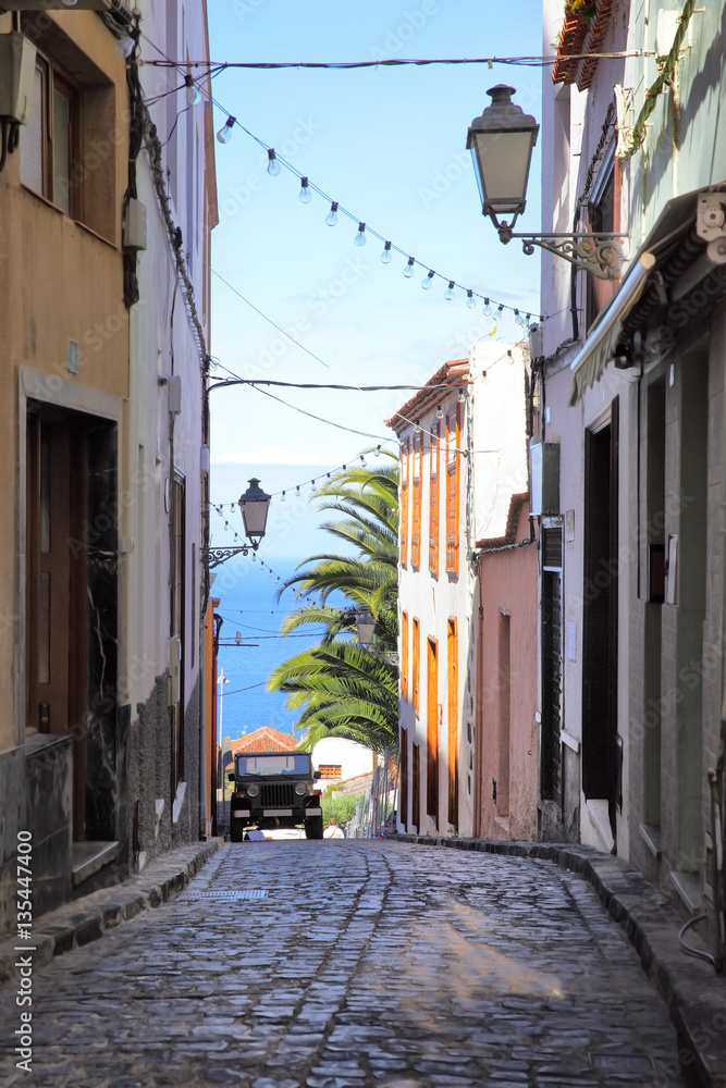 Obraz premium Street in Icod de los Vinos