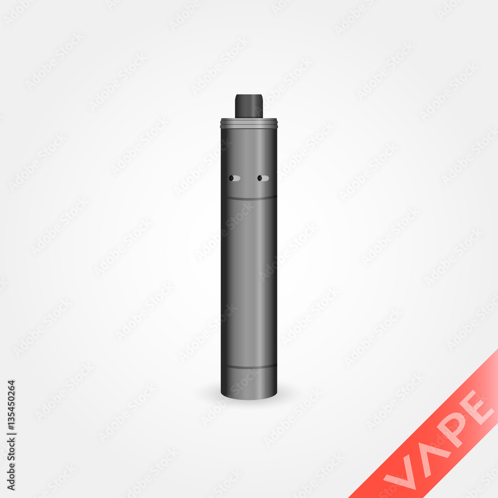 Vape icon. Vector electronic cigarette. Illustration of electronic cigarette Vape icon. Vector electronic cigarette. Illustration of electronic cigarette