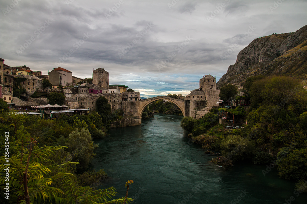 Old Bridge in Mostar, Bosnia and Herzegovina, Europe