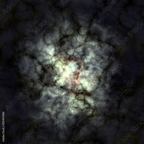 Fototapeta Naklejka Na Ścianę i Meble -  Star field in space and a nebulae