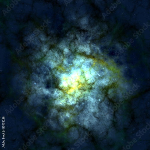Fototapeta Naklejka Na Ścianę i Meble -  Space background with nebula and stars