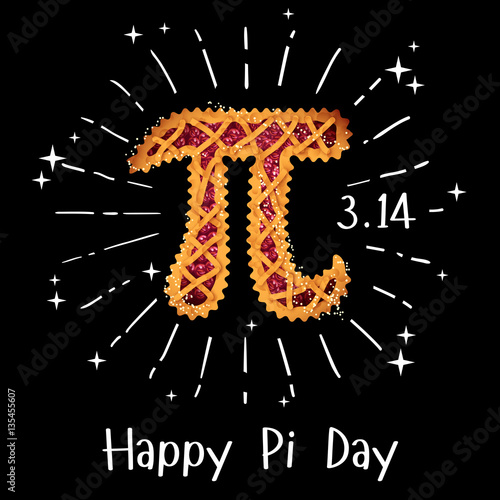 Happy Pi Day! Celebrate Pi Day. Mathematical constant. March 14t
