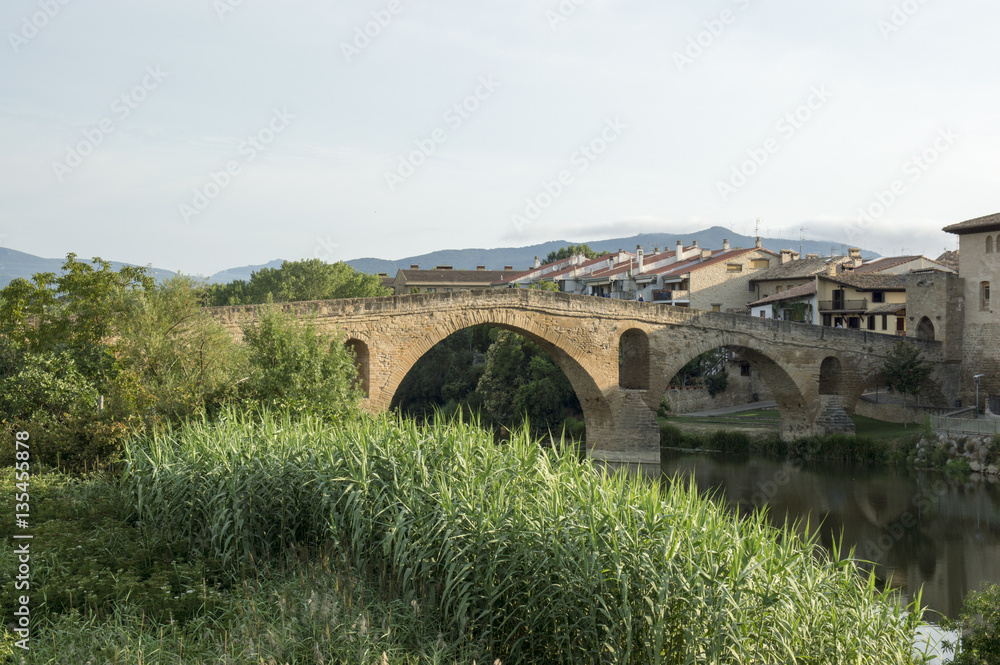 Camino de Santiago from Pamplona to Puente la Reina
