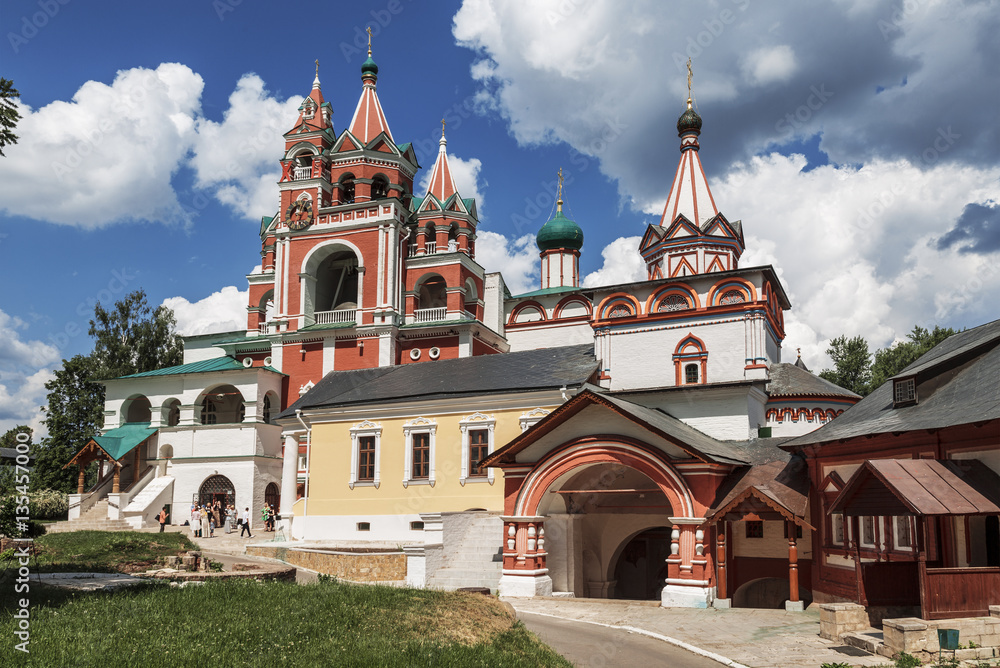 The architectural ensemble of the Savvino-Storozhevsky monastery in Zvenigorod. Moscow region, Russia.