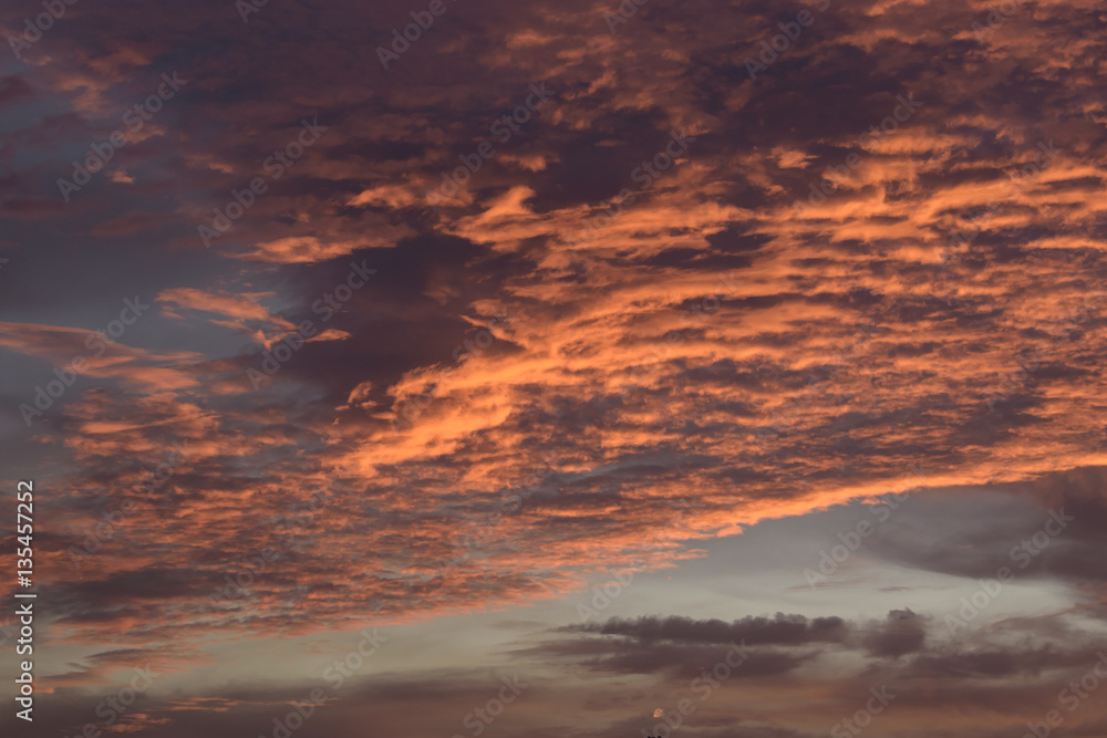 mazing nature ,The natural beauty of the sunset and the clouds, beautiful colors.