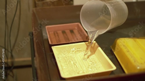 Wallpaper Mural Preparation for the photo development in the darkroom close-up Torontodigital.ca