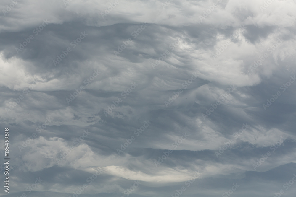 vagues de nuages