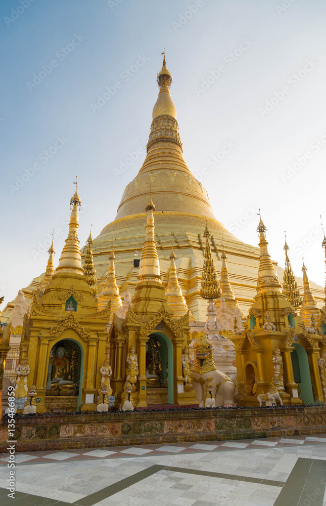Fototapeta premium Shwedagon pagoda, Yangon, Myanmar
