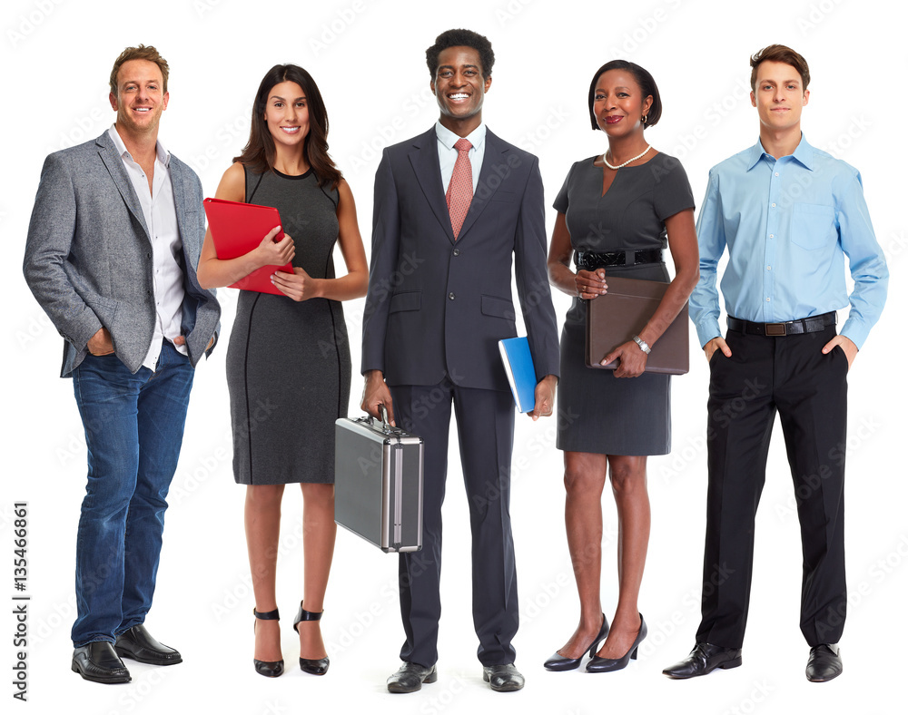 Business people group. Business people group.