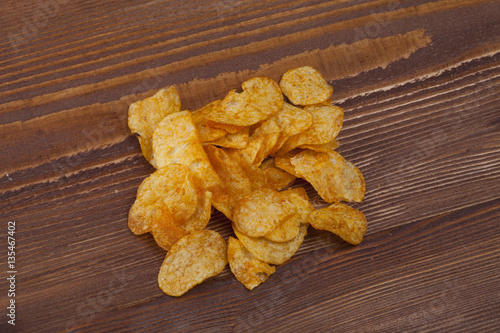 Spicy potato chips
