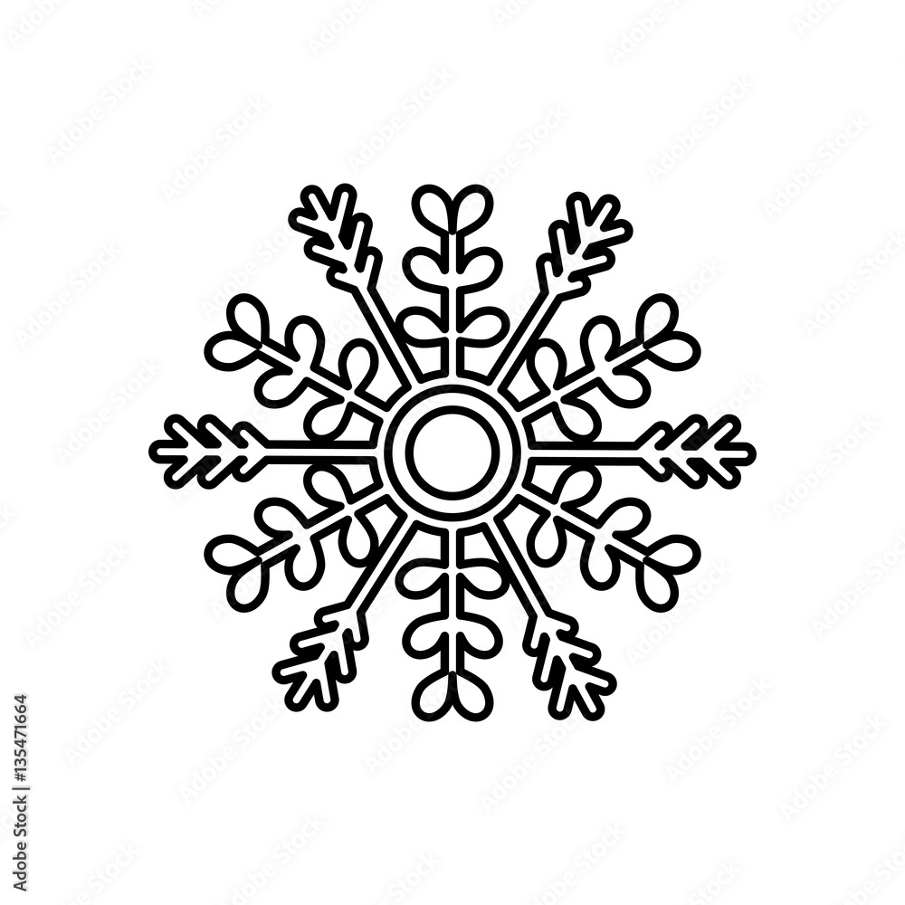 Snowflake winter symbol icon vector illustration graphic design Snowflake winter symbol icon vector illustration graphic design