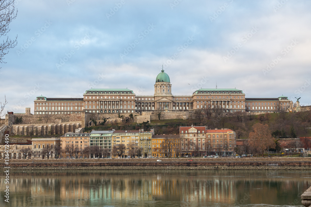 Burgpalast Ungarn Budapest bei Tag