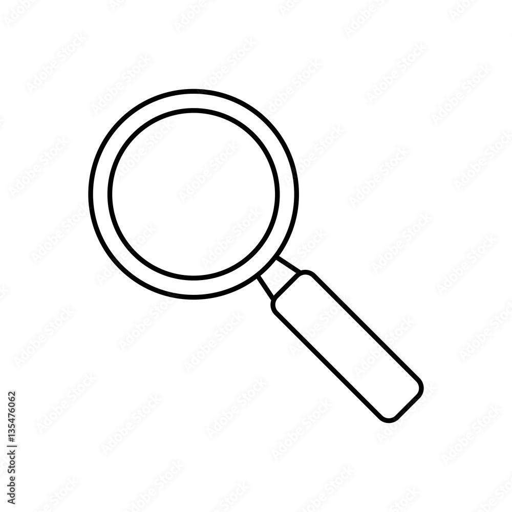 Magnifying glass lupe icon vector illustration graphic design Magnifying glass lupe icon vector illustration graphic design