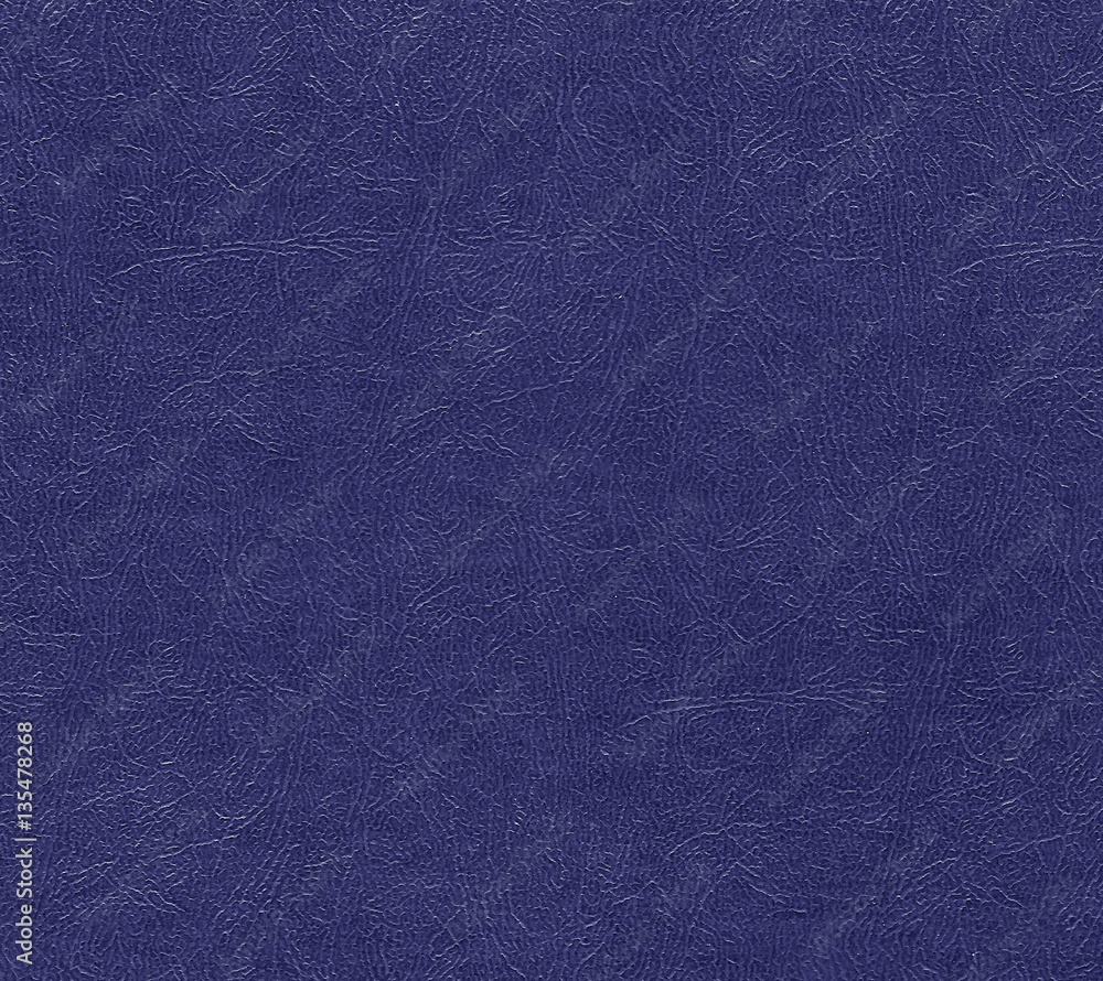 Fototapeta premium Blue color leather surface.