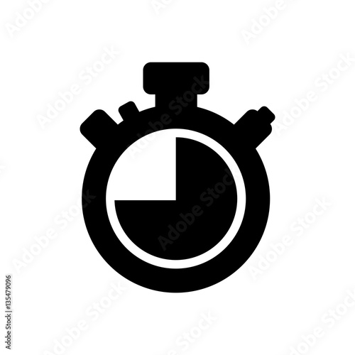 Timer chronometer isolated icon vector illustration graphic design