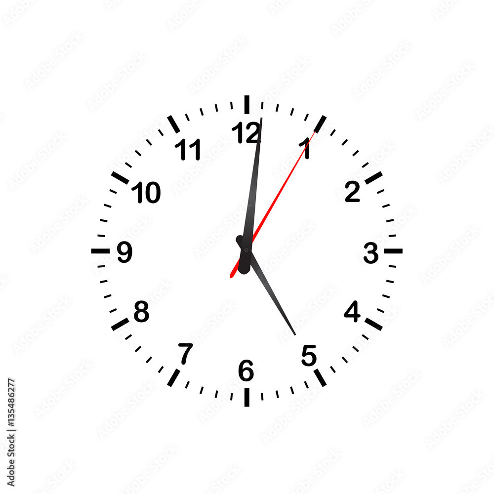 Simple Vector Kitchen Clock Simple Vector Kitchen Clock