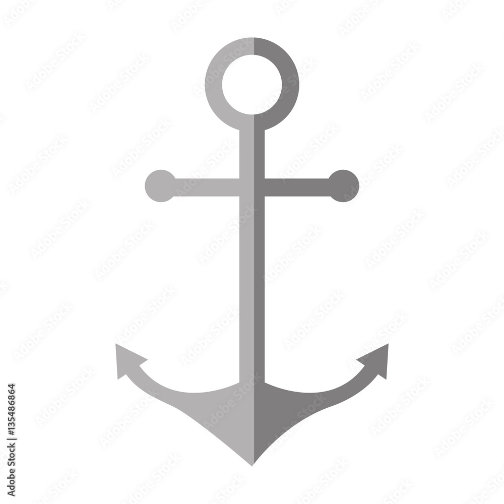 anchor maritime isolated icon vector illustration design anchor maritime isolated icon vector illustration design