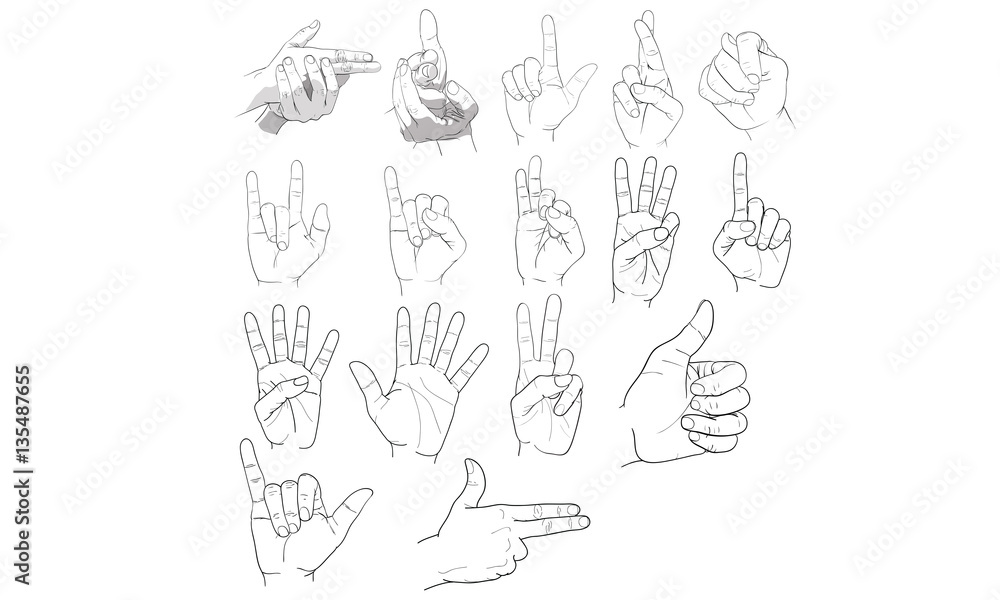 hand signal, hand activity