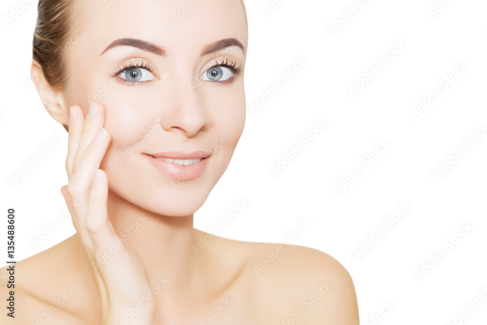 young pretty woman healthy skin spa portrait young pretty woman healthy skin spa portrait