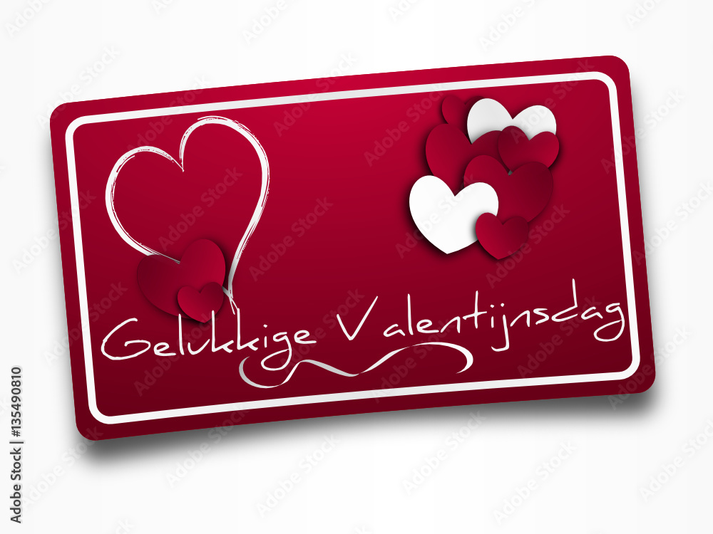 kolf Bepalen meel Stockvector Gelukkige Valentijnsdag 14 februari | Adobe Stock