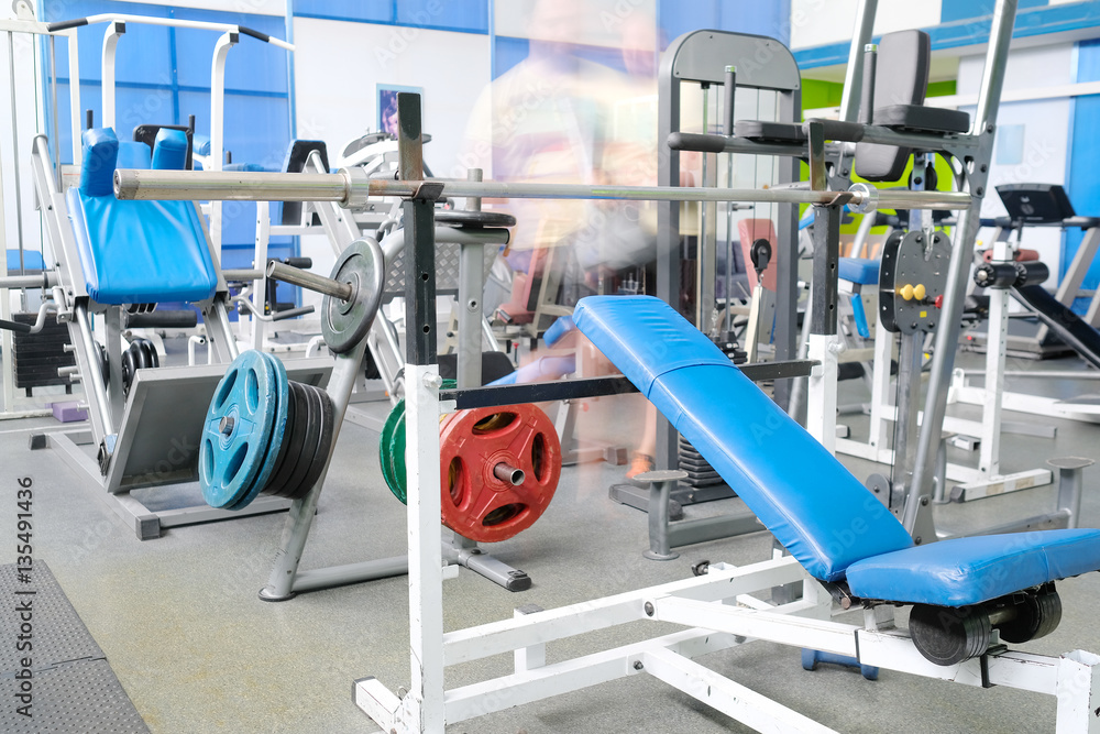 Fototapeta premium Interior of a fitness hall
