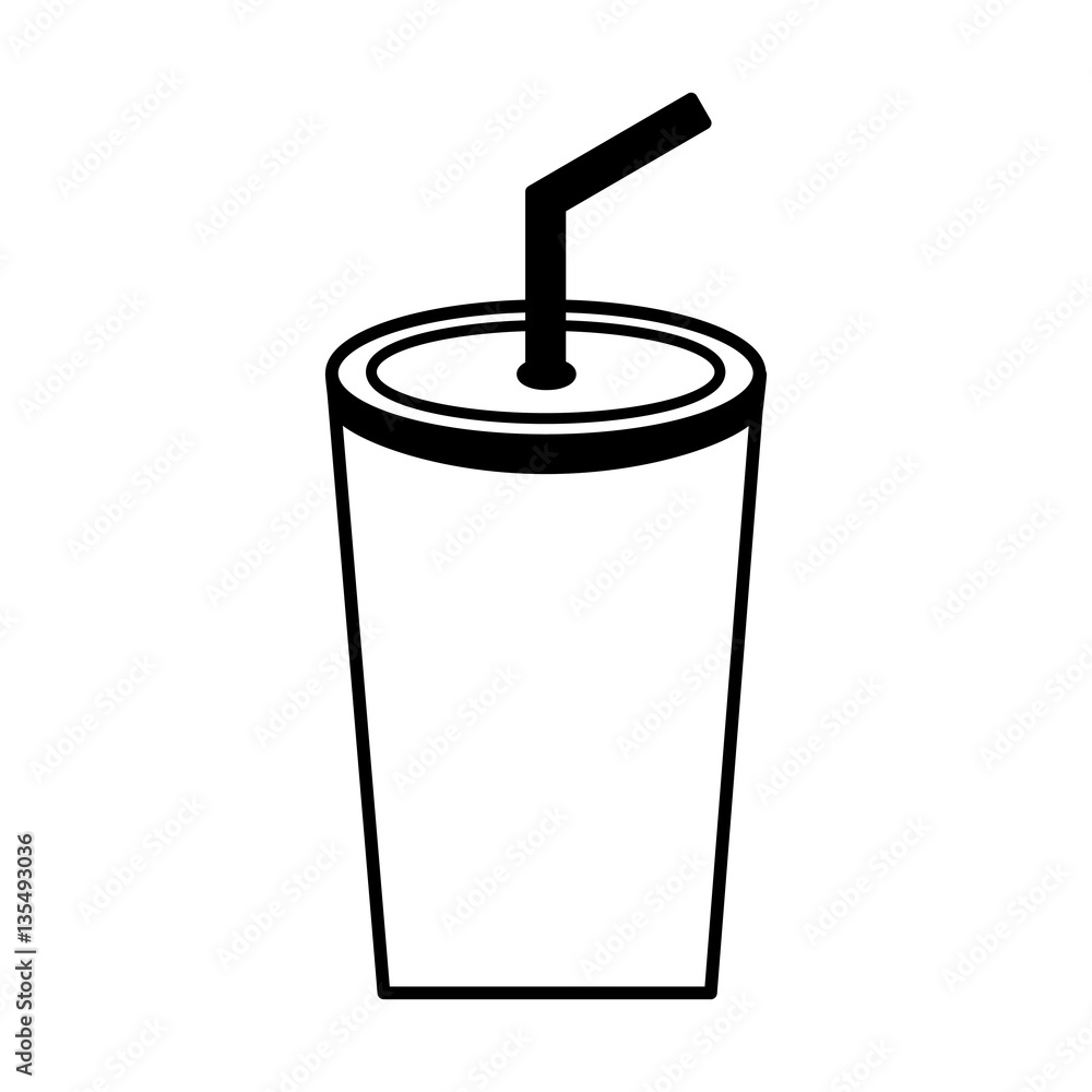 soda glass isolated icon vector illustration design soda glass isolated icon vector illustration design