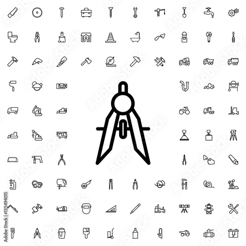 compass icon illustration