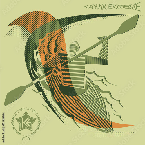 Stripy rower