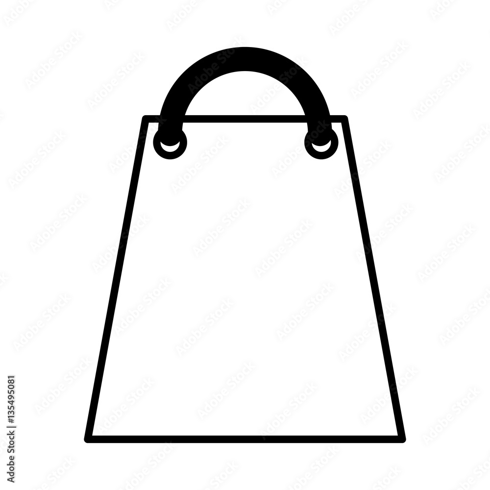shopping bag paper isolated icon vector illustration design shopping bag paper isolated icon vector illustration design