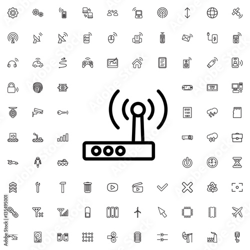 router icon vector