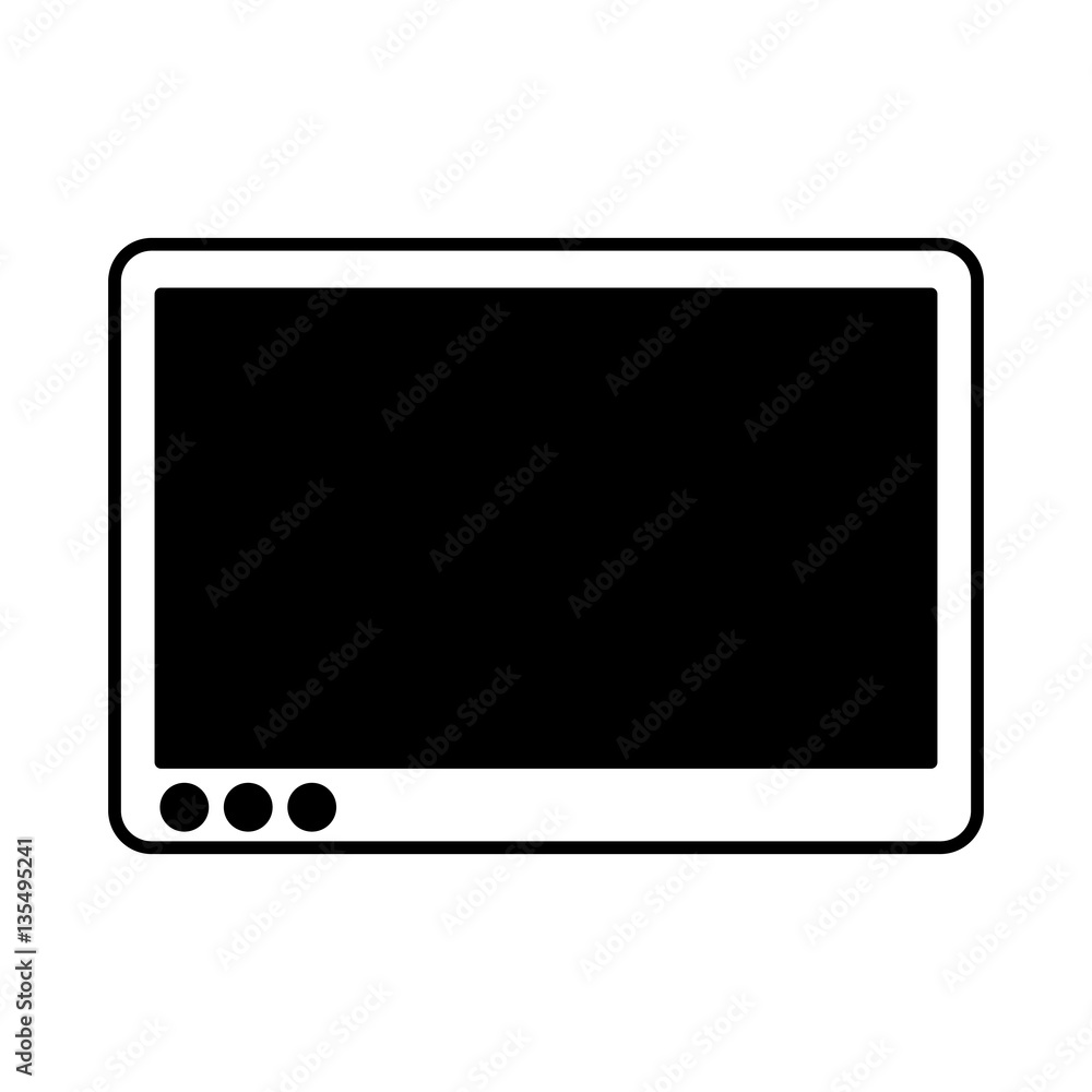 tablet electronic device icon vector illustration design tablet electronic device icon vector illustration design