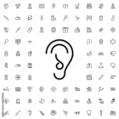 ear icon illustration