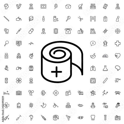 bandage icon illustration