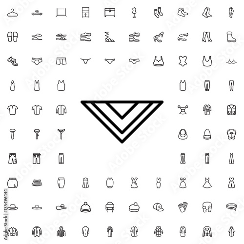 cravat icon illustration