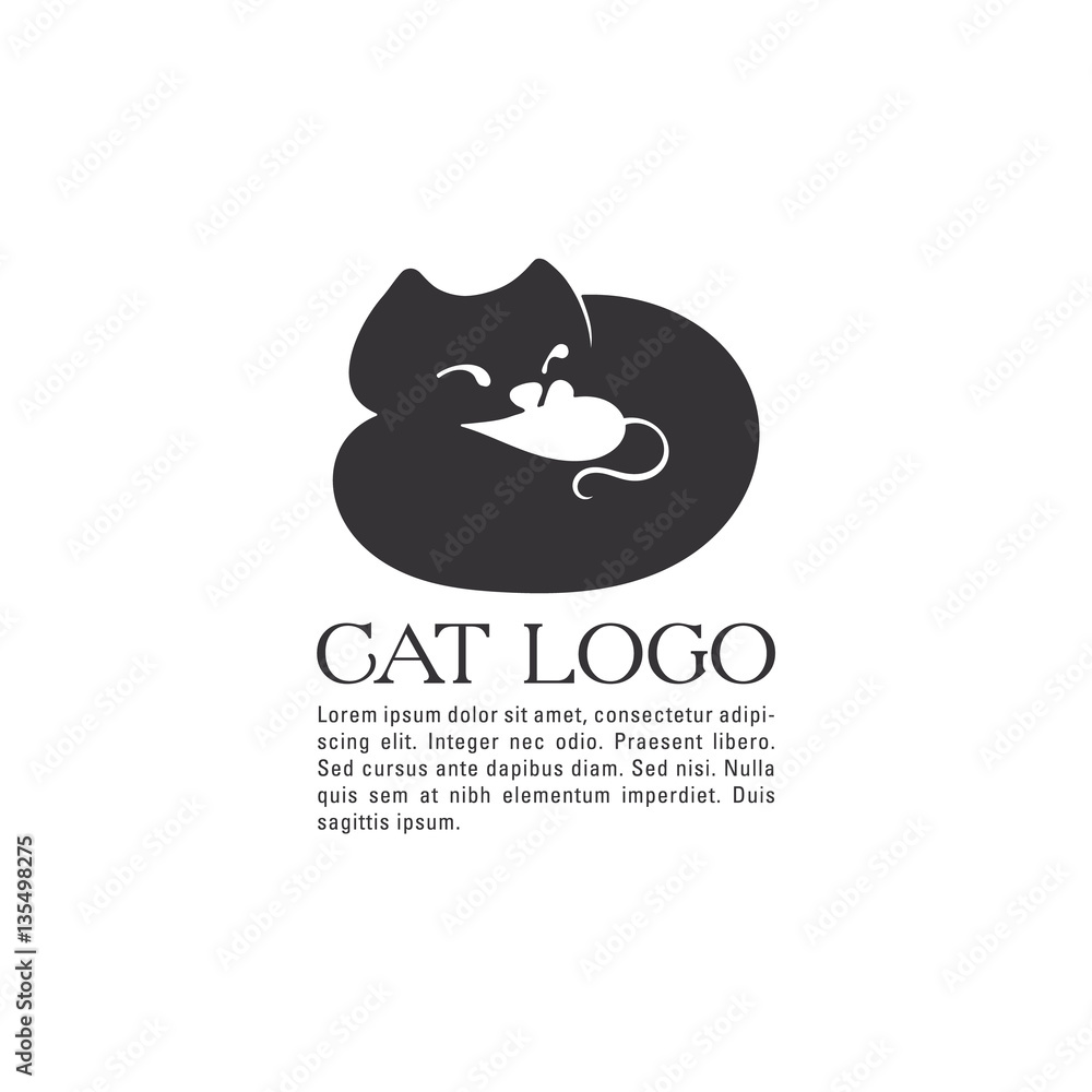 Cat symbol logo Cat symbol logo