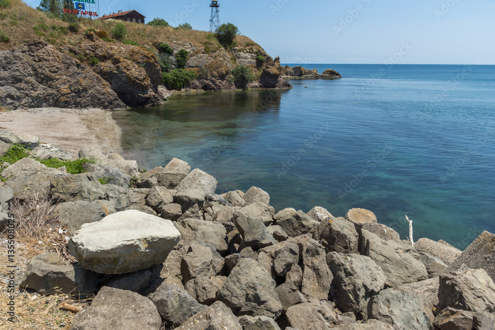 Amazing landscape of Rezovo River on the border between Bulgaria and Turkey