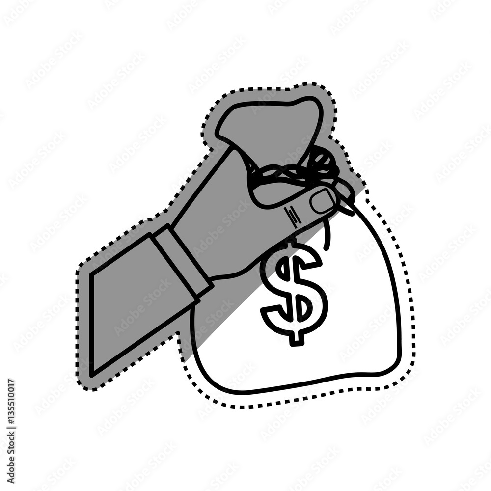 Bag of money icon vector illustration graphic design Bag of money icon vector illustration graphic design