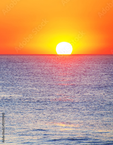 Ocean sunset