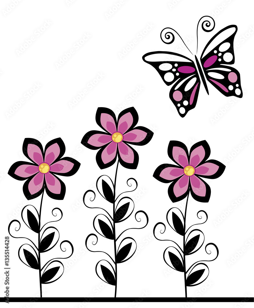 butterflies and flowers 18 butterflies and flowers 18