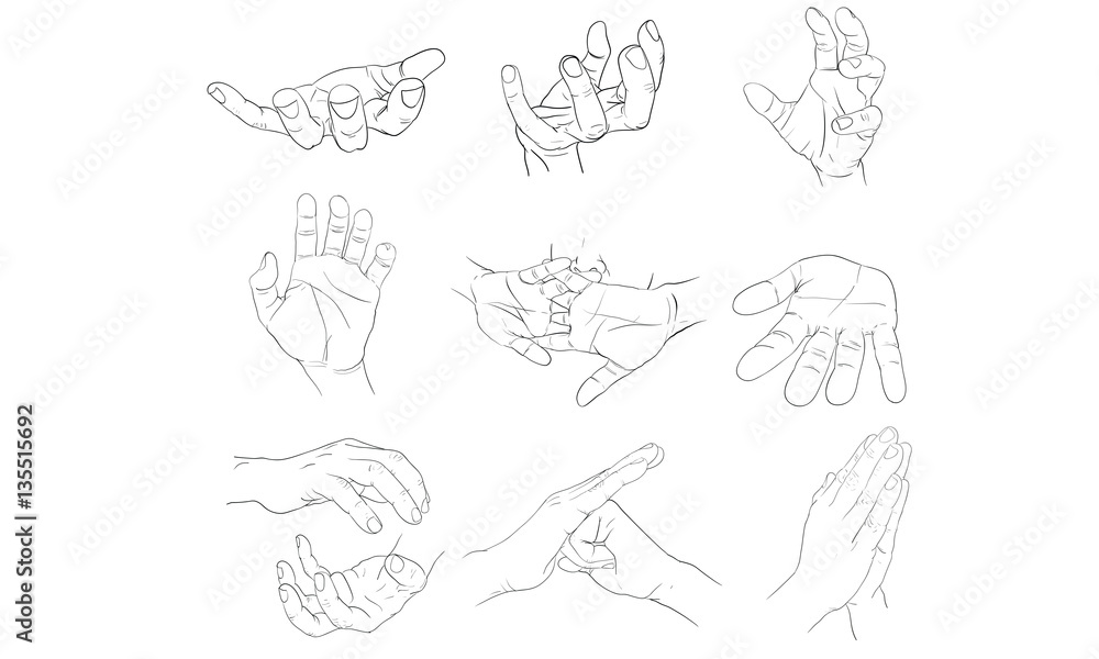 hand action, hand signal hand action, hand signal