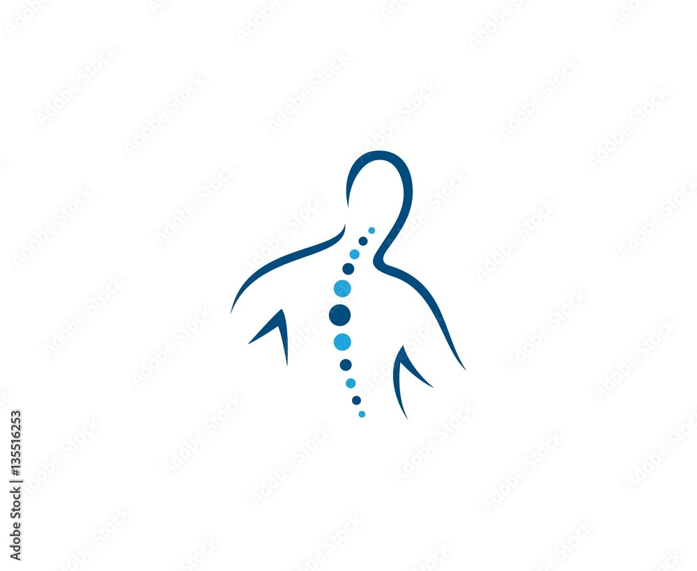 Fototapeta premium Spine logo