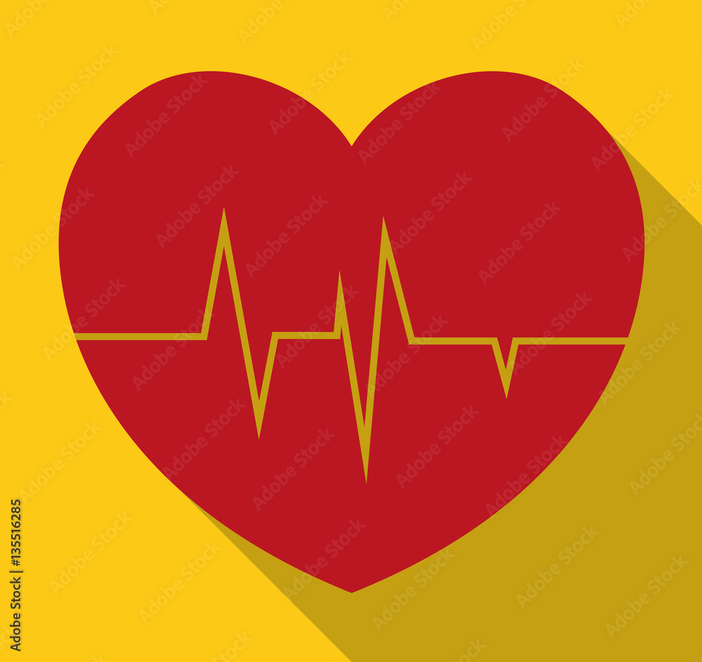 heart cardiogram medical care icon image vector illustration design heart cardiogram medical care icon image vector illustration design
