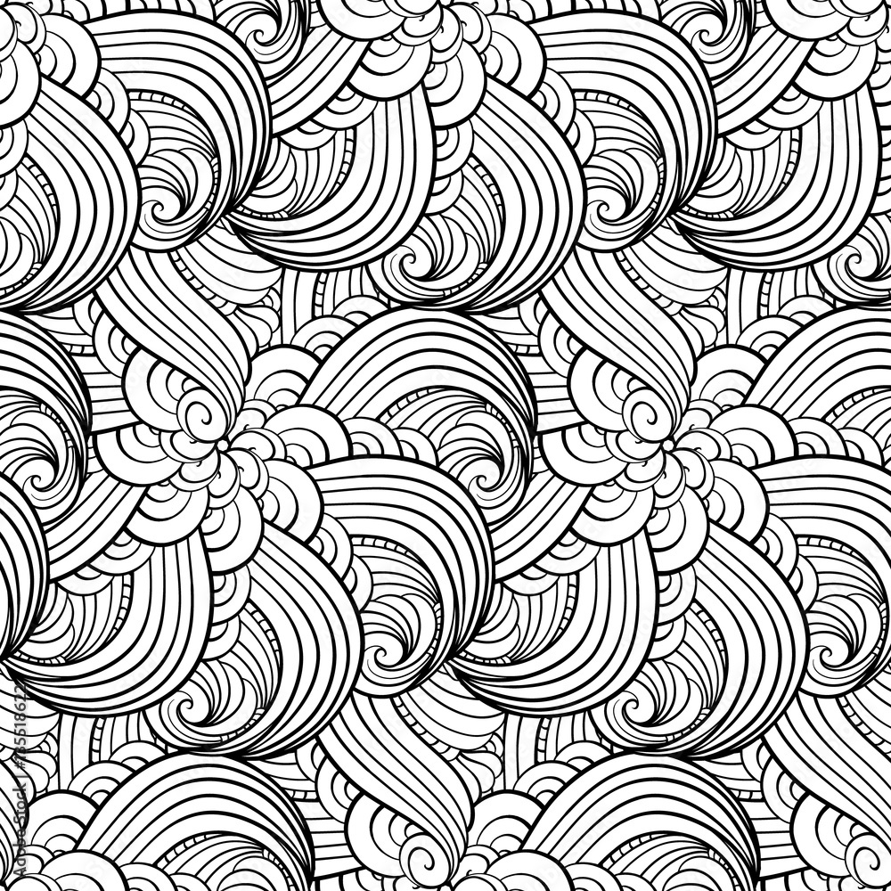Fantasy decorative ornamental seamless pattern Fantasy decorative ornamental seamless pattern