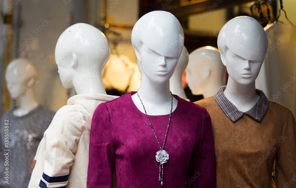 Obraz premium Outdoor dummys, mannequin