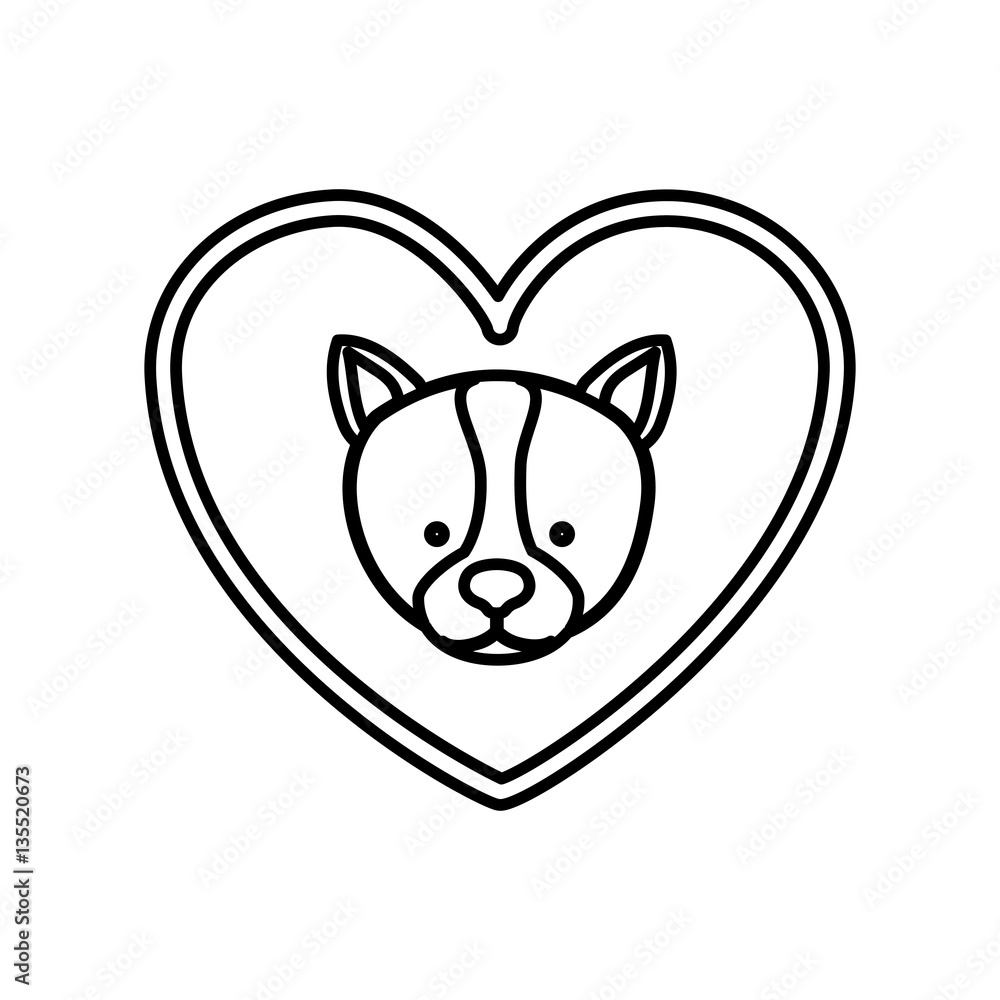 Cute dog pet icon vector illustration graphic design Cute dog pet icon vector illustration graphic design