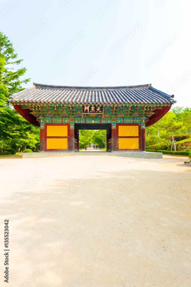 Gyeongju Bulguksa Temple Cheonwangmun Gate