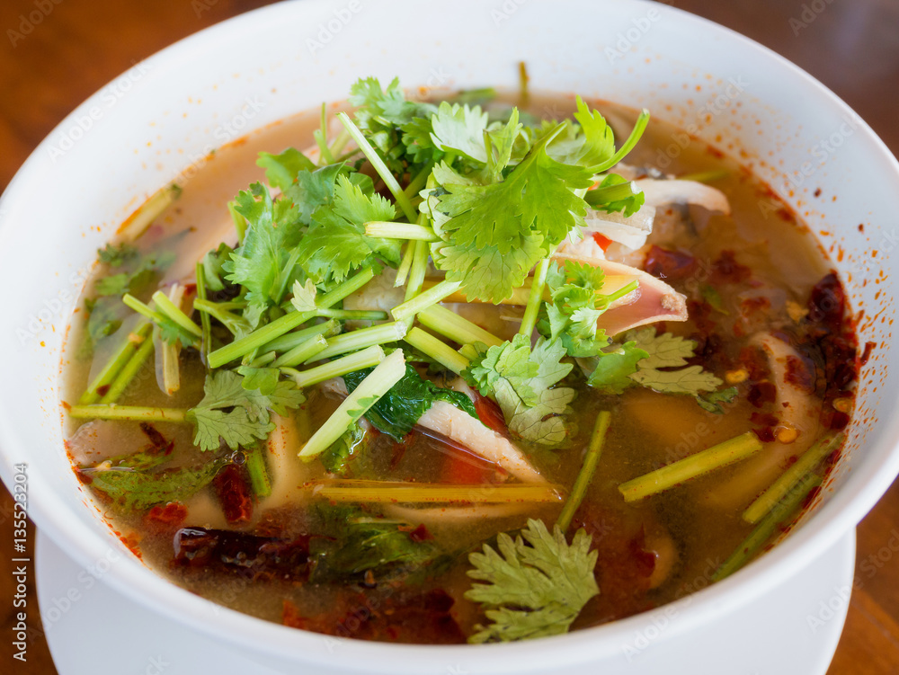 Tom Yum Soup Thai food