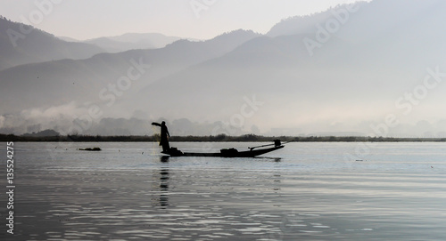 Fisherman, Inle Lake, Myanmar. © Julien